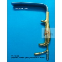  Ferreira Style Breast Retractor with Fiber Optic and Suction