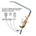 Breast Retractor with  light and aspiration Style Tebbets